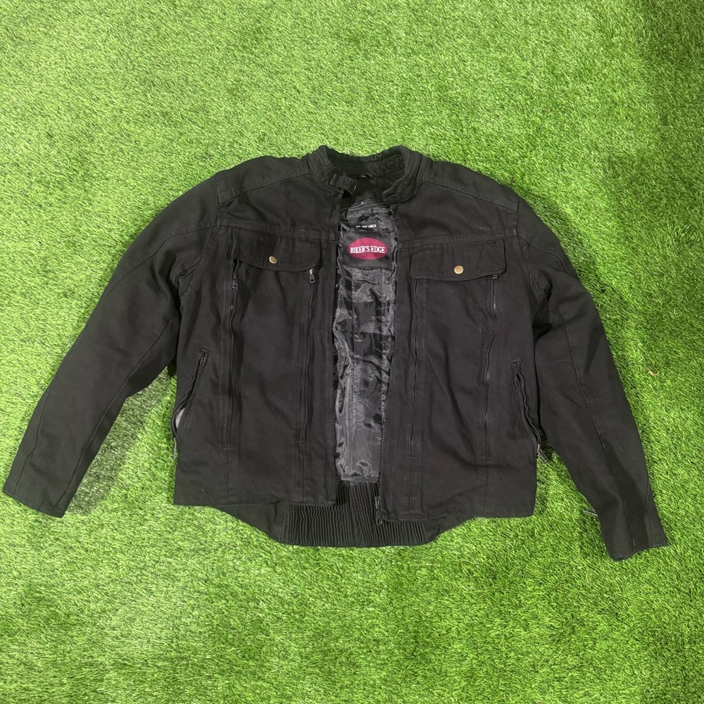 Biker's Edge Armored Style Denim Motorcycle Jacket - Mens Medium